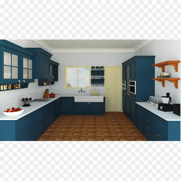 厨房橱柜室内设计服务橱窗家具模块化厨房