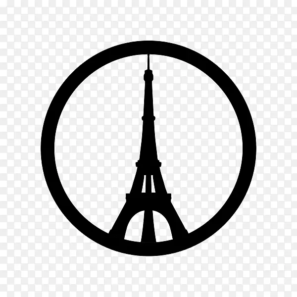 巴黎和平2015年11月巴黎袭击和平象征-巴黎