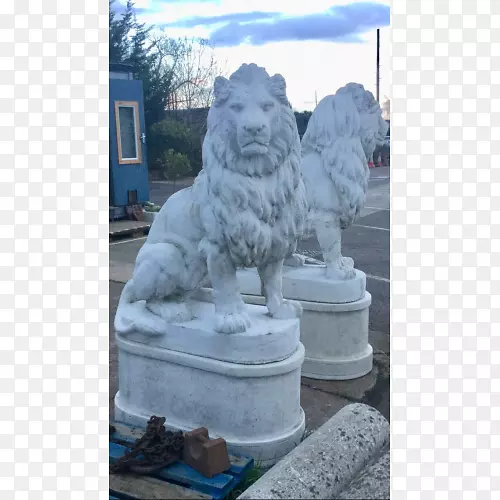 狮子雕像克里斯的饼干花园装饰品-狮子