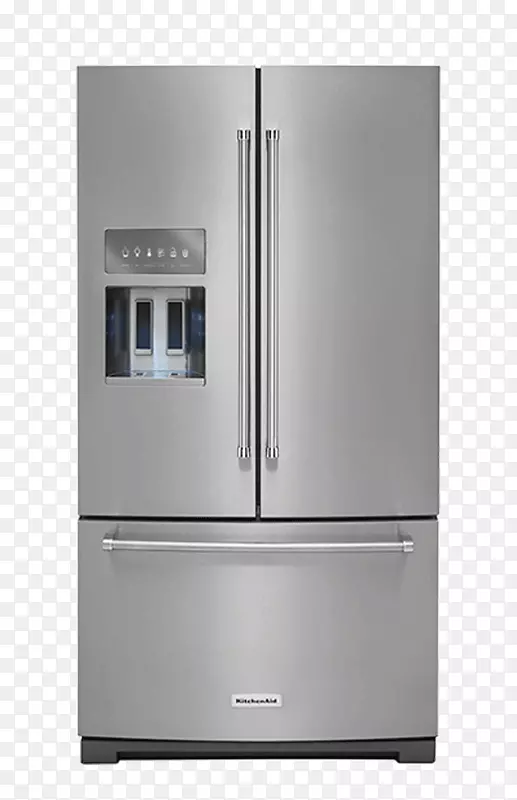 冰箱，厨房，冰箱，707e制冰机，门-冰箱