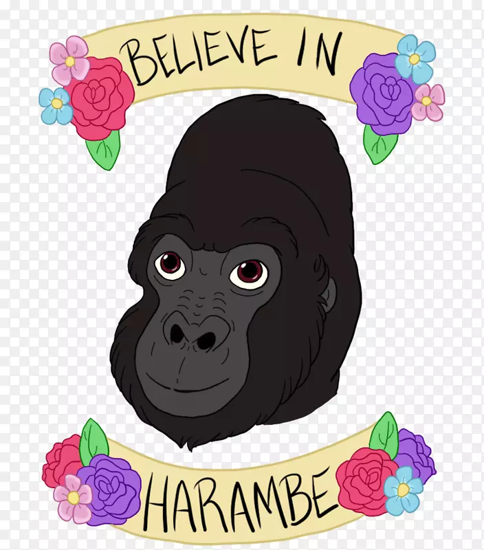 大猩猩人类行为剪贴画-哈兰比艺术