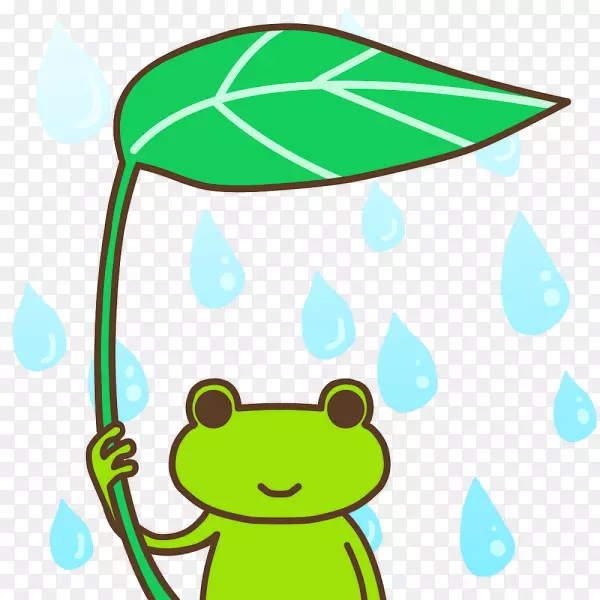 树蛙叶夹艺术-青蛙