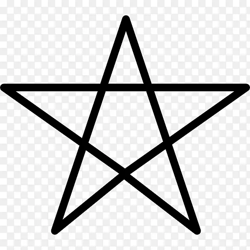 艺术文化中的星多边形五角星