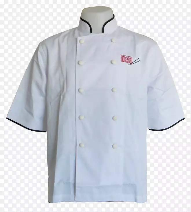 t恤厨师制服，实验室大衣，夹克，纽扣，t恤