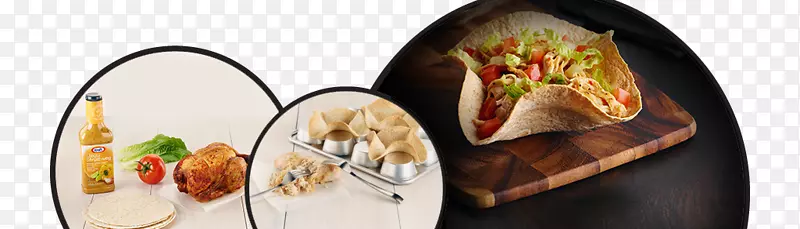 塔科沙拉，快餐，香蕉面包，牛皮纸食品.沙拉-碗