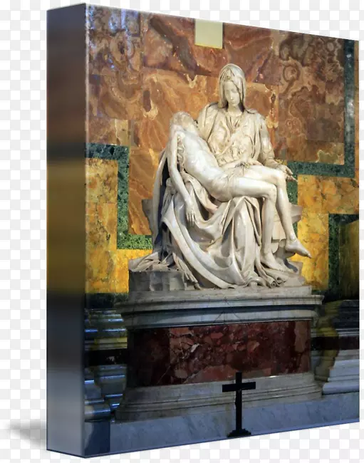 皮耶特圣像。彼得的大教堂雕刻雕塑