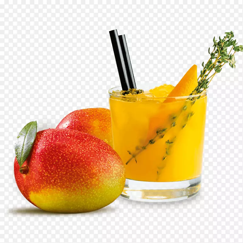 橙汁鸡尾酒装饰麦大不含酒精饮品-鸡尾酒