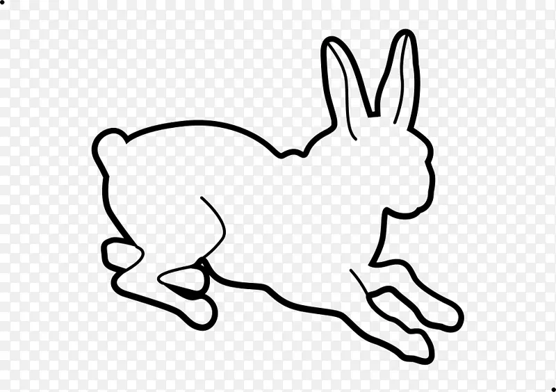 国内兔野生动物剪贴画