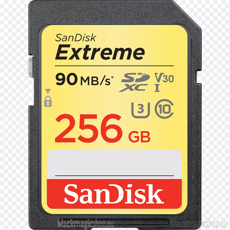 闪存卡安全数字SanDisk微SD SDXC