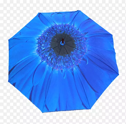 钴蓝伞