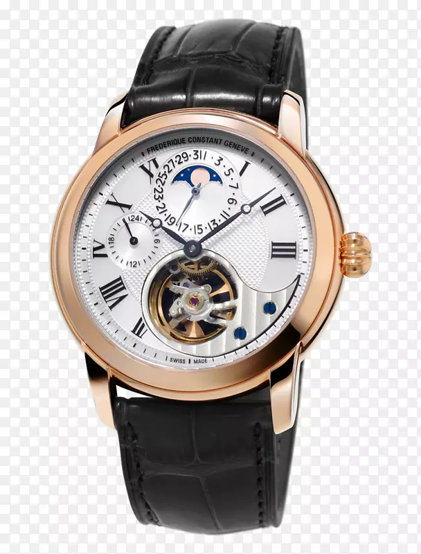 Frédérique常备手表弗雷德里克固定的男子经典汽车月相制造珠宝-手表