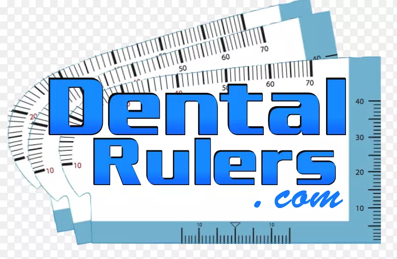 牙科品牌标志工程字体标尺标志