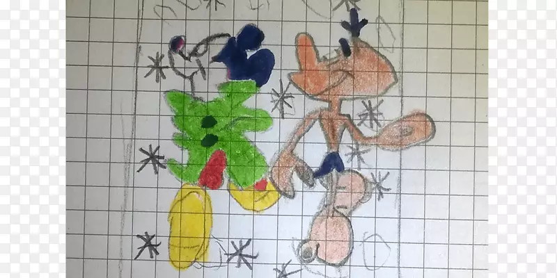 绘画卡通动物-Minnie Maus和雏菊鸭