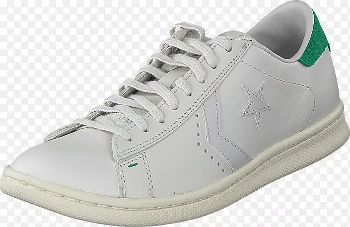 运动鞋，皮鞋，白色阿迪达斯.绿色灰尘