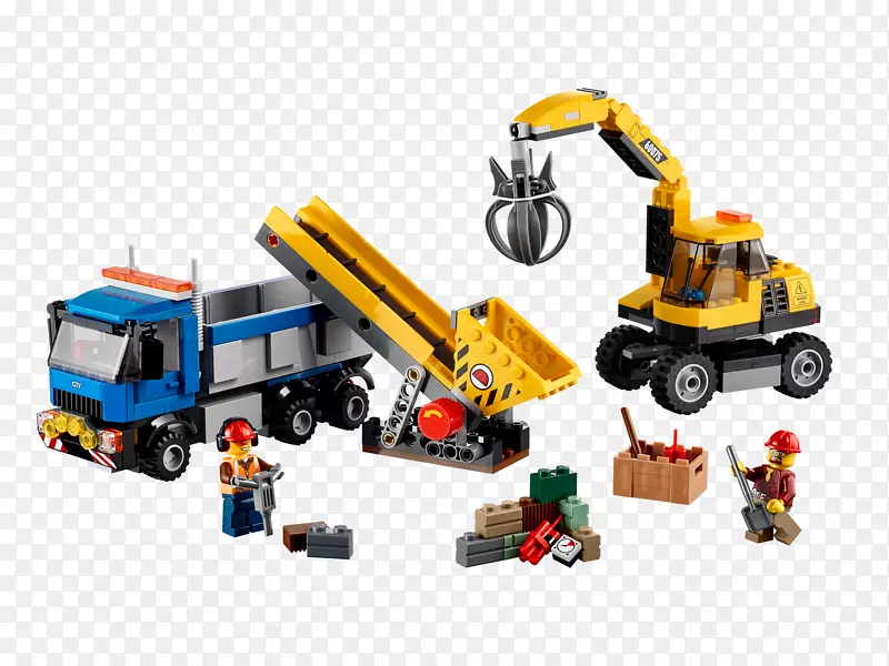 亚马逊网站乐高城60075玩具乐高60075城市挖掘机和卡车玩具