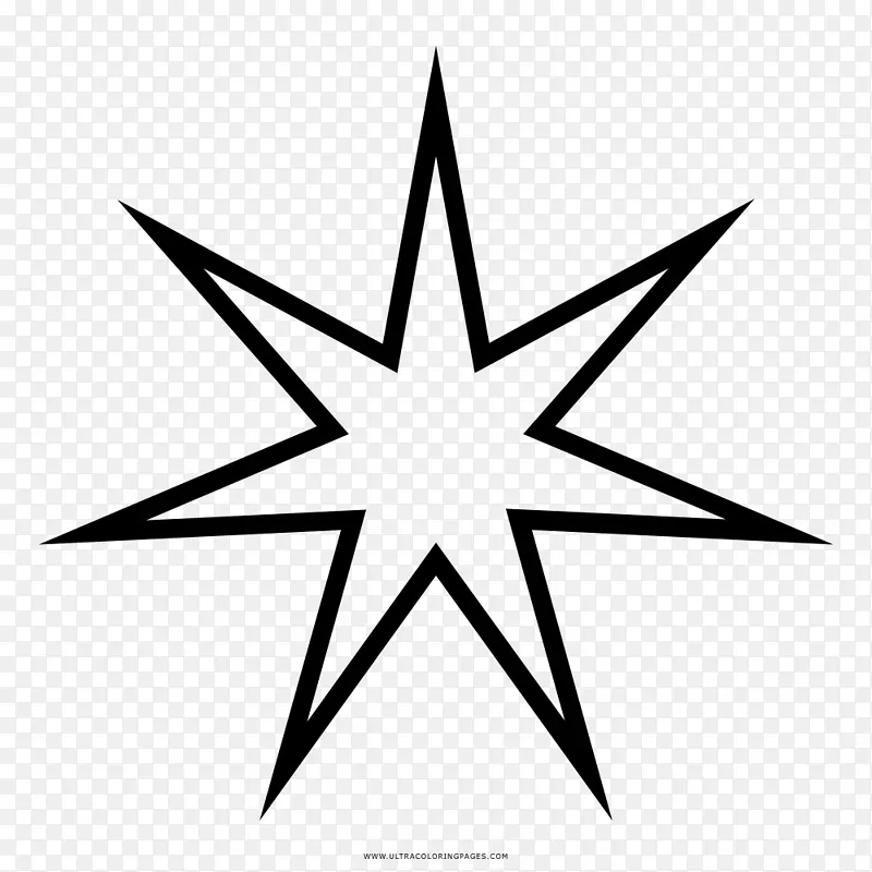 星七角符号棱镜-星