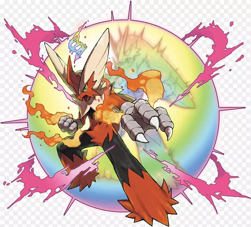 神奇宝贝x和y Blaziken Pokémon超级神秘地牢Pokémon宇宙-口袋妖怪x和y