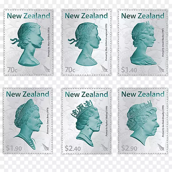 新西兰马塔里基邮资邮票套装纪念邮票加冕纪念日