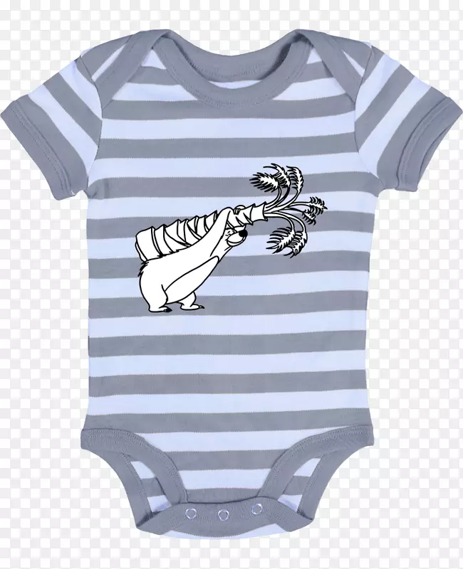 婴儿及幼童一件t恤袖子体装婴儿t恤