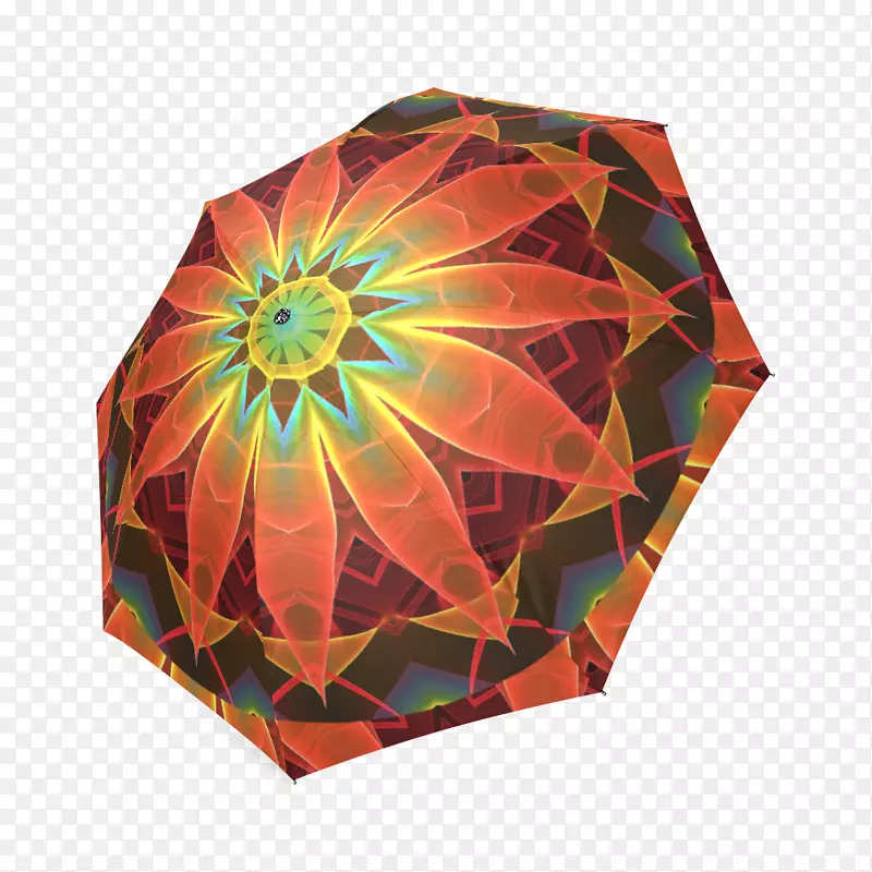 伞橙色灯