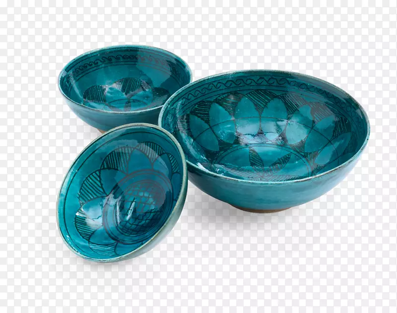 塑料碗绿松石.设计