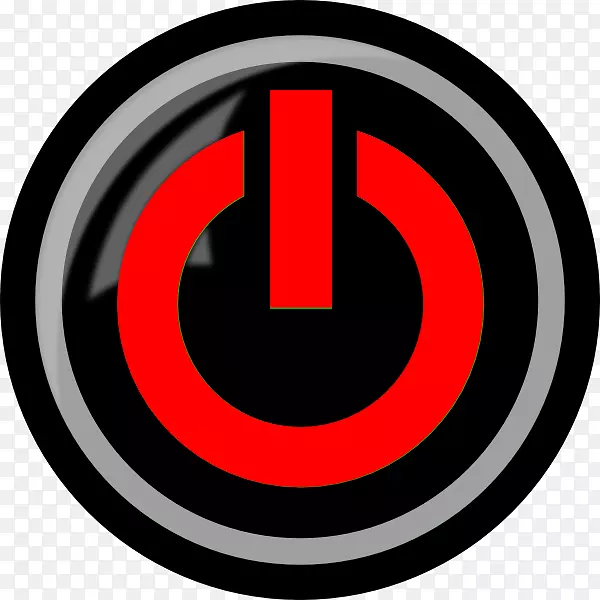 电脑图标按钮标志电源符号按钮