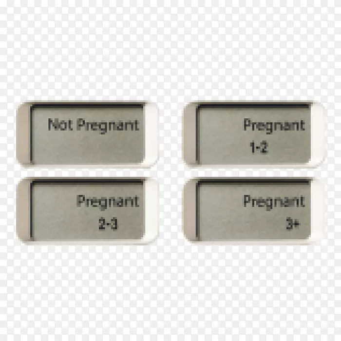 带受孕指标的ClearBlue数字怀孕试验.单包怀孕