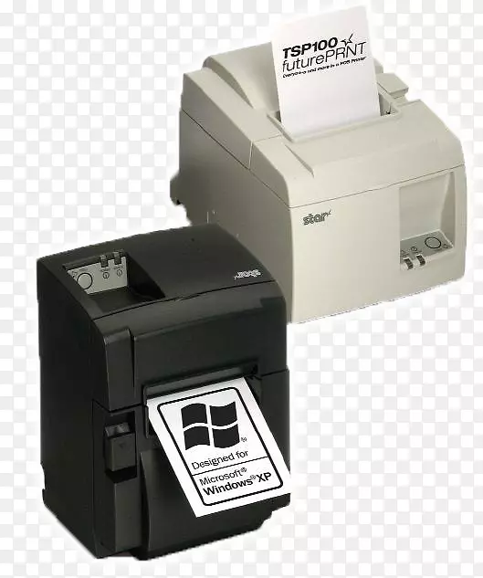 销售点热印刷机星形微米tsp 100热纸打印机