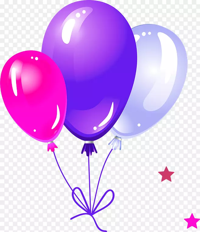 气球生日剪贴画