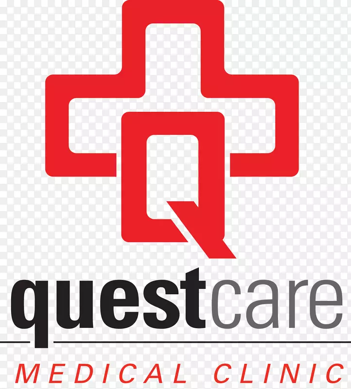 曼斯菲尔德品牌设计的标志Questcare医疗诊所