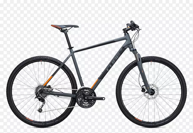 混合自行车山地自行车-交叉自行车-橙色曲线