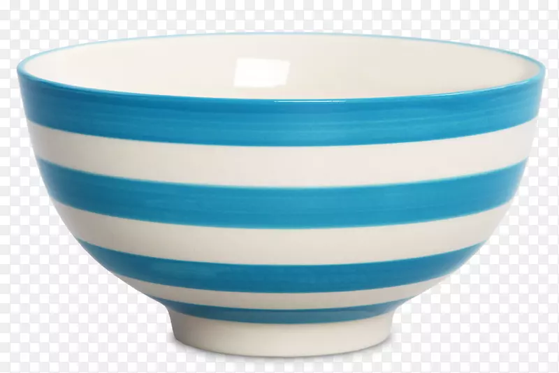 陶瓷碗餐具杯条和圆点
