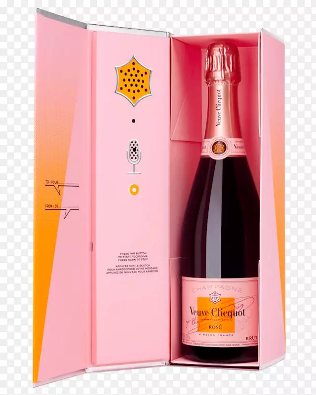 罗塞香槟莫特和钱登葡萄酒Vuve Clic“-香槟玫瑰