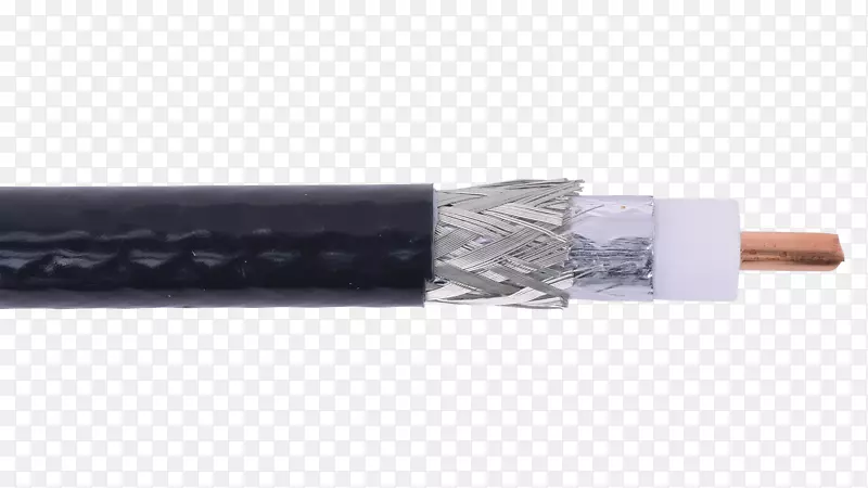 同轴电缆rg-6电缆电视黑