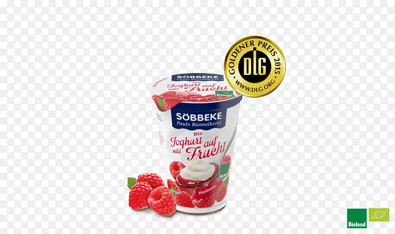 酸奶有机食品红树莓黑莓覆盆子