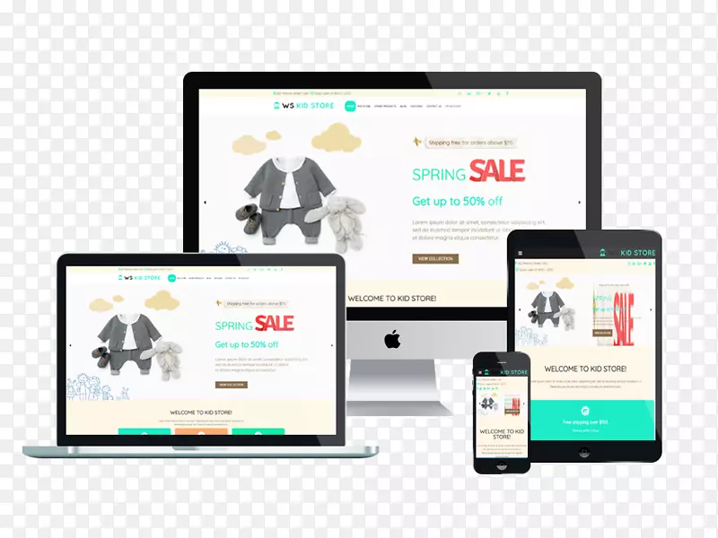 响应式网页设计WooCommerce WordPress主题插件-WordPress