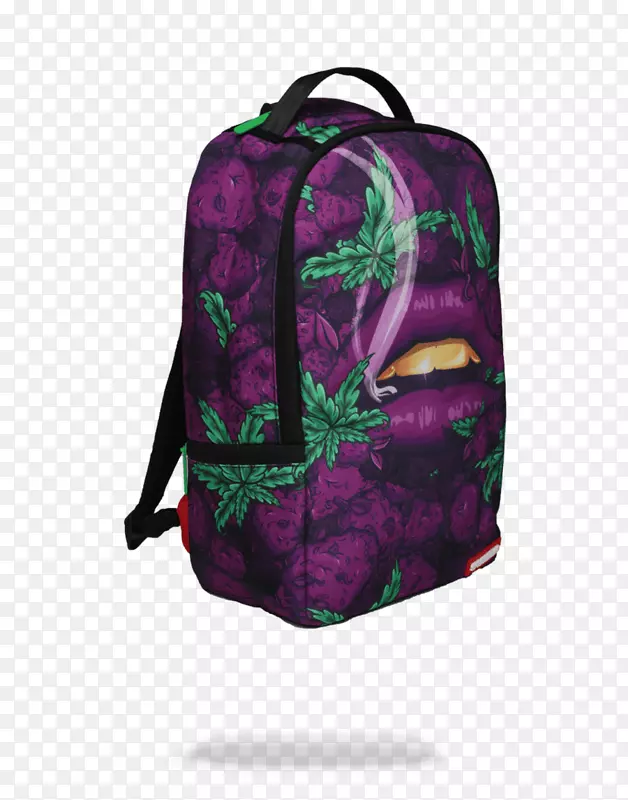行李背包手提箱紫色包