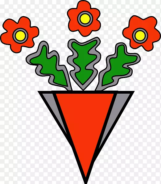 花瓶画线艺术剪贴画花瓶