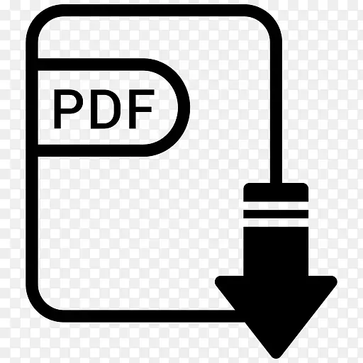文件格式文件扩展名-pdf下载图标
