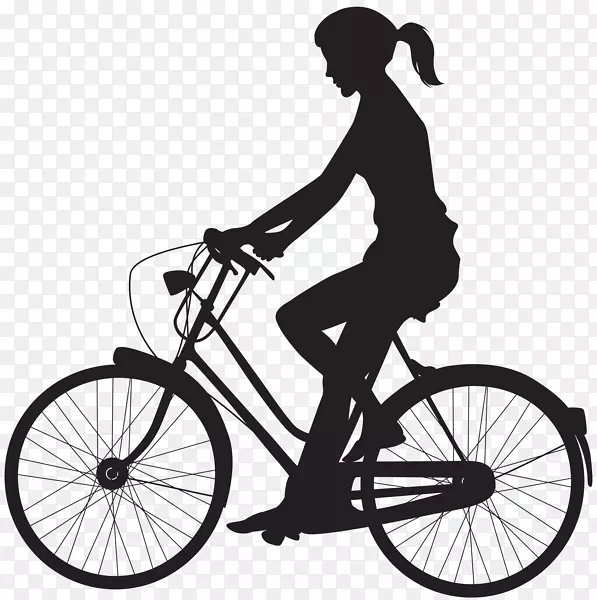 剪贴画：交通自行车剪贴画自行车剪影