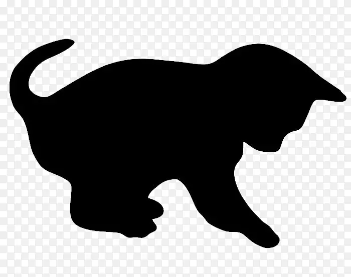 猫剪影