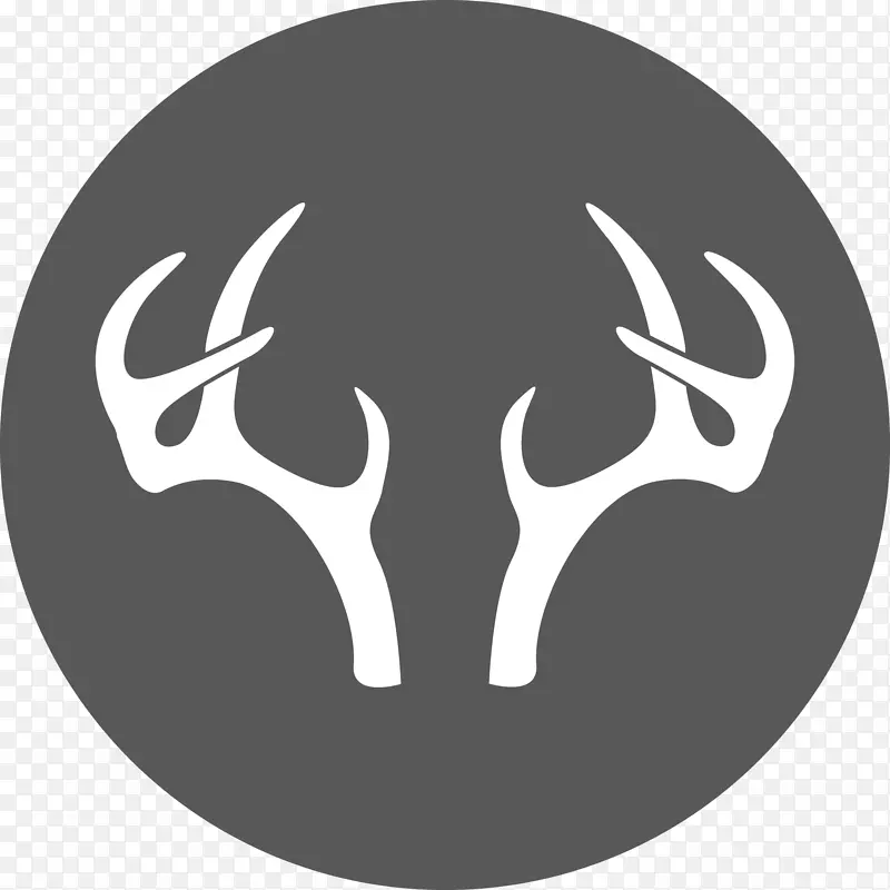 驯鹿鹿角标志剪影桌面壁纸驯鹿