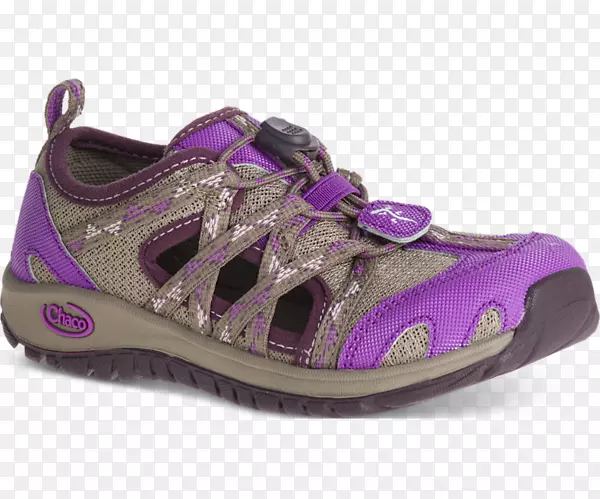 查科凉鞋运动鞋紫罗兰鞋