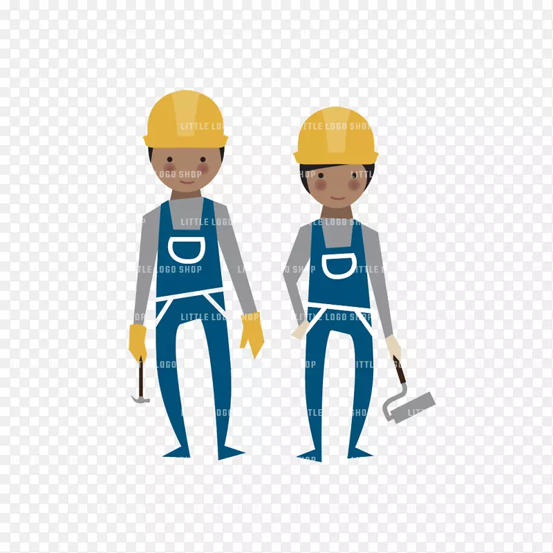 建筑工程标志安全帽建筑工人