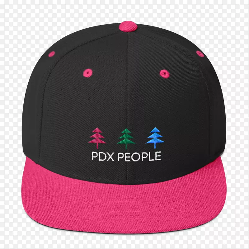 棒球帽，t恤，帽衫，帽子，衣服.粉红色树