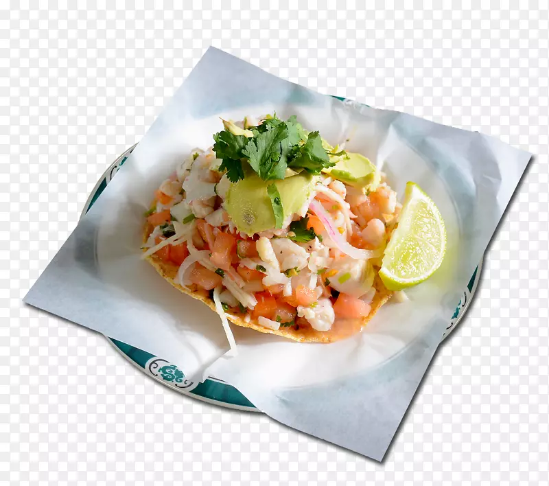 泰国料理海鲜沙拉装饰-海鲜菜肴