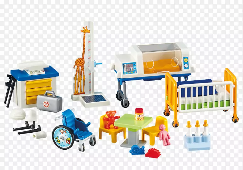 Playmobil儿童医院儿科Hamley-玩具