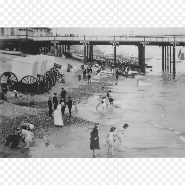 19世纪80年代海滩浴场