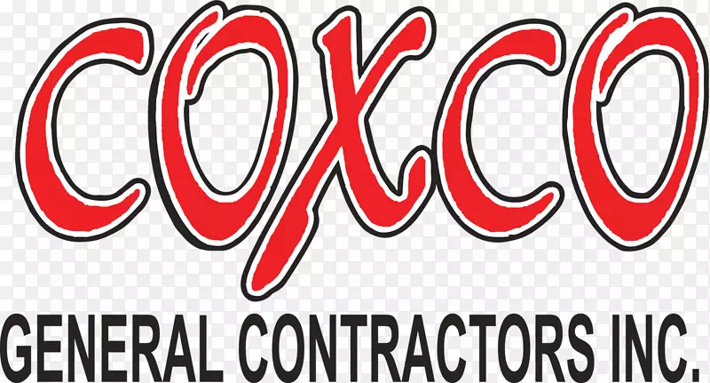 达拉斯Coxco总承包商标志建筑工程品牌