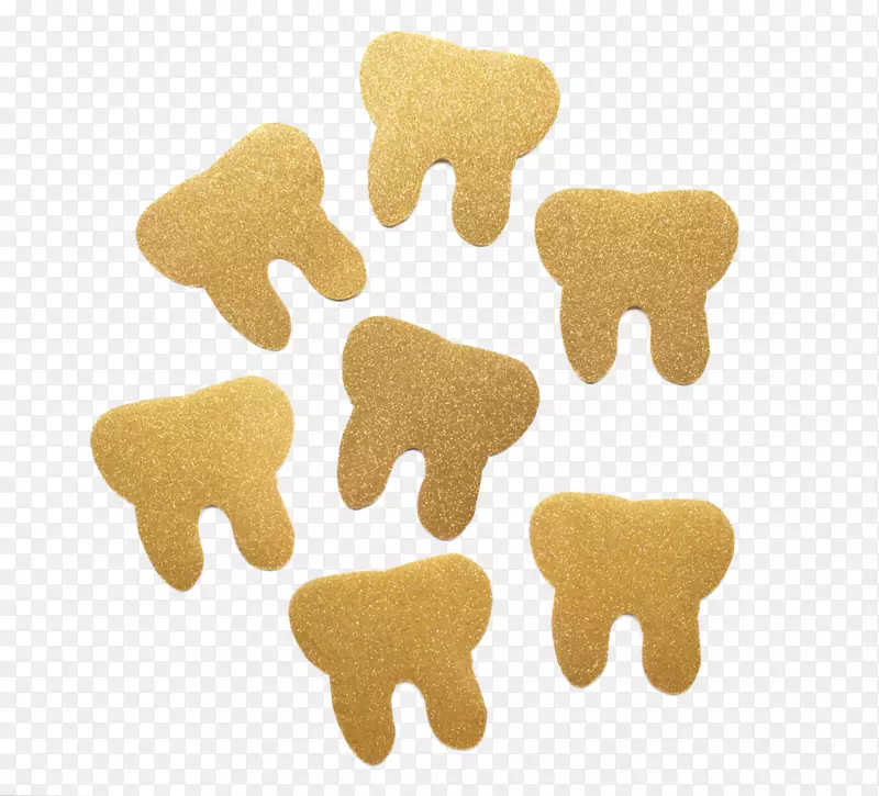 金牙人类牙齿牙科-闪闪发光的黄金